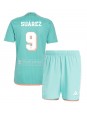 Inter Miami Luis Suarez #9 Ausweichtrikot für Kinder 2024-25 Kurzarm (+ Kurze Hosen)